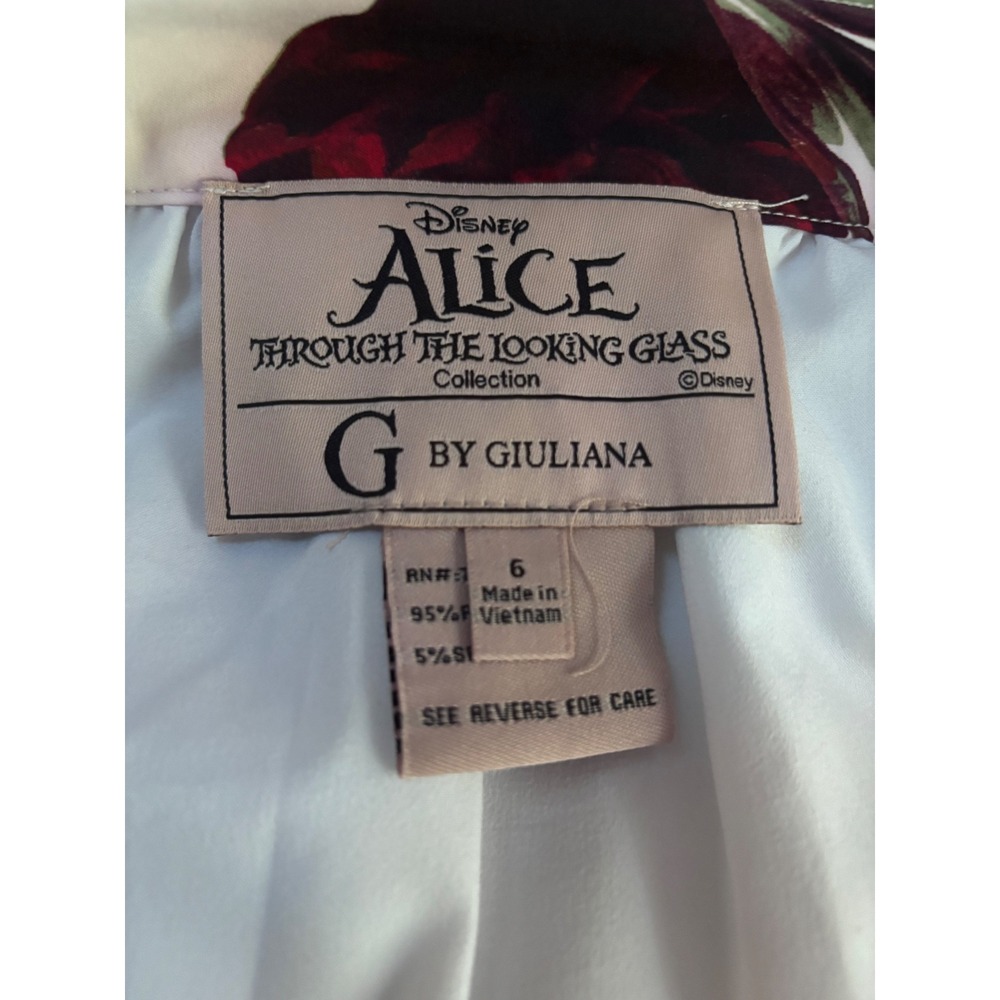 G by Giuliana Alice in Wonderland floral skirt Size 6 (12) - Picture 2 of 6